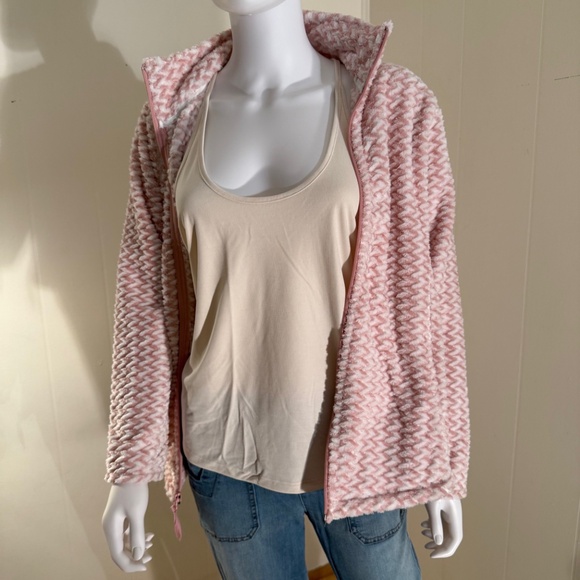 Blanket Soft, Zip Up, Mock Turtleneck, Jacket with Interior and Exterior Pockets - Picture 3 of 7